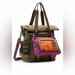 Desigual XL multi-position backpack